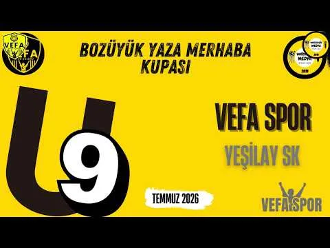Bozüyük 2026 - Vefa Spor Kulübü U9 - Yeşilay Spor SK U9 