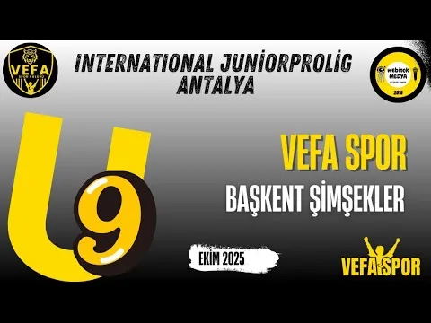 International Youth Cup Vefa Spor U9 - Başkent Şimşekler U9 - 2025 